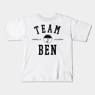 TEAM BEN THE UMBRELLA ACADEMY Kids T-Shirt